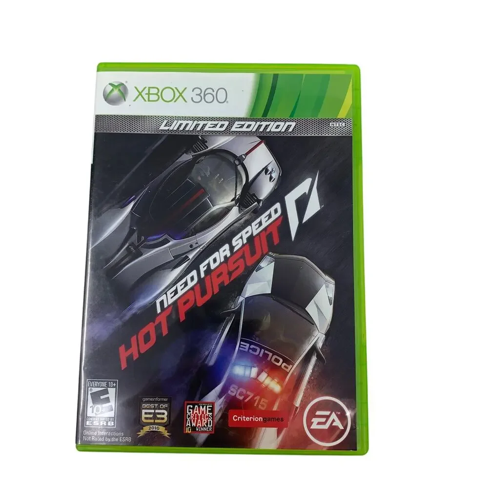 Need for Speed Hot Pursuit Limited Edition Xbox 360 Complete Video Game